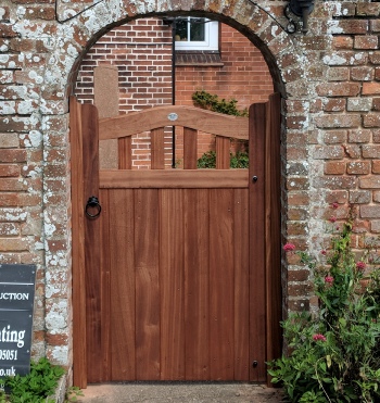 Slatted Bowman Garden Gate