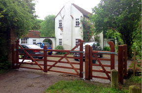 Hardwood Hook Five bar gates